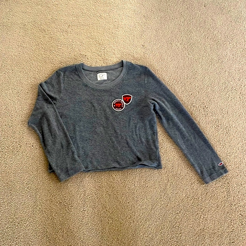 Virginia Tech cropped sweatshirt